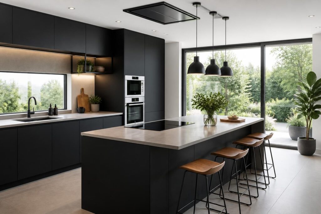 découvrez les tendances de la cuisine noir mat et nos conseils pour créer un espace moderne, élégant et fonctionnel qui allie style et praticité.