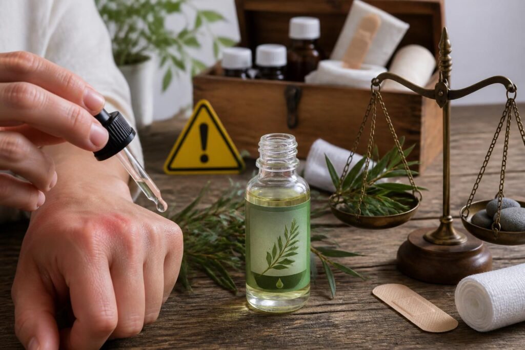 découvrez les dangers potentiels de l'huile essentielle de tea tree et les précautions essentielles à suivre pour une utilisation sûre et efficace.