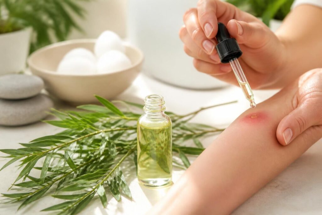 découvrez comment utiliser l'huile essentielle de tea tree pour soigner la peau et traiter efficacement les infections grâce à ses propriétés naturelles antibactériennes et antifongiques.