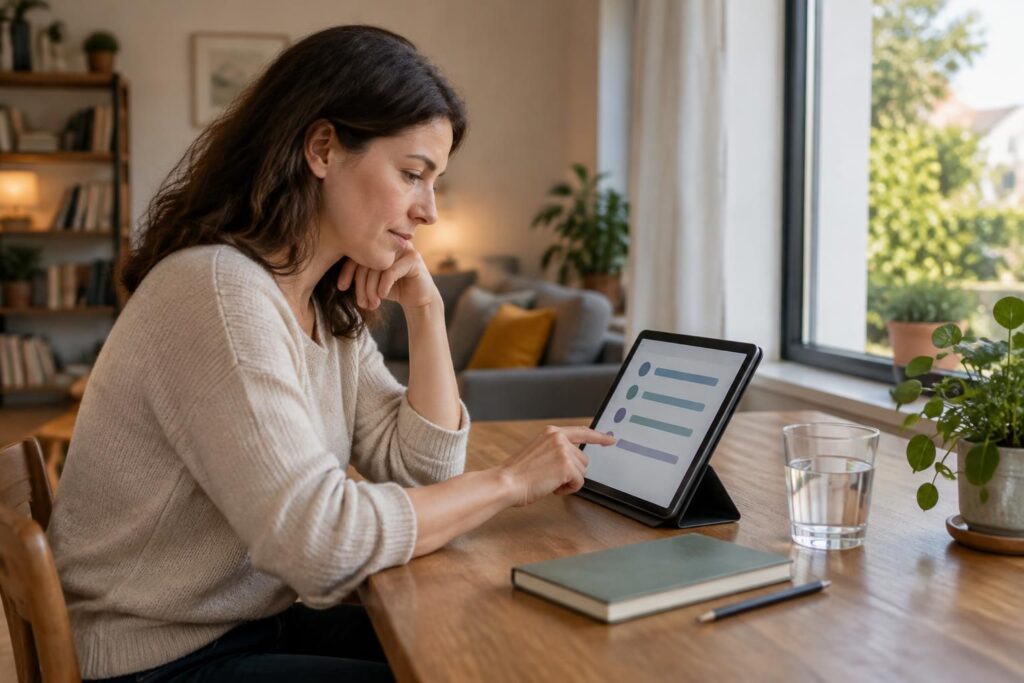 faites un test gratuit d’auto-évaluation de la dépression chez vous pour mieux comprendre votre état émotionnel. il ne remplace pas un diagnostic médical.