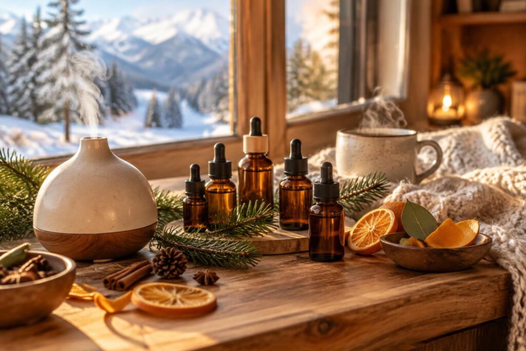 découvrez les huiles essentielles incontournables pour affronter l’hiver à la maison et profiter de leurs bienfaits au quotidien.